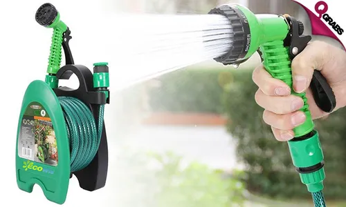 10-Meter PVC Hose with Reel Cart!